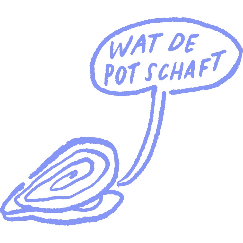 Illustration of De Matroos en het Meisje, seasonal restaurant in Katendrecht, Rotterdam